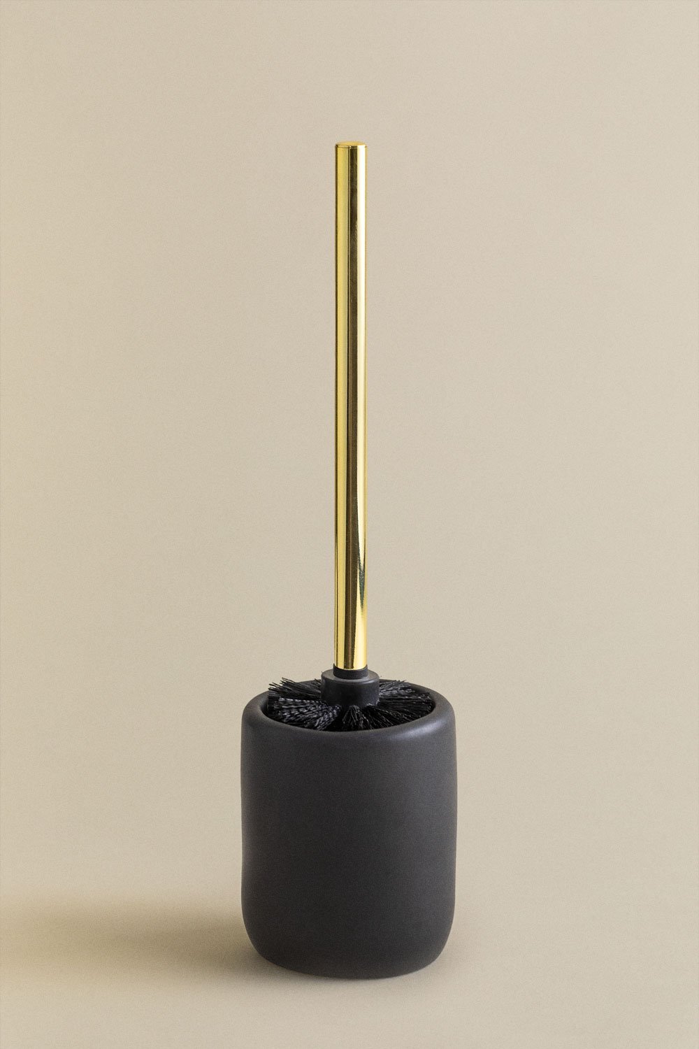 Porta scopino in ceramica e acciaio Pierk, immagine della galleria 1