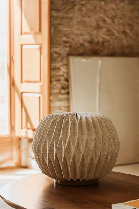 Lampada da tavolo in lino Branov