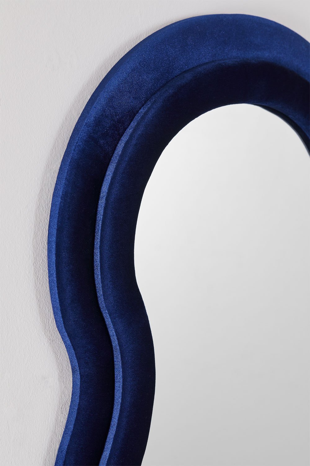 Specchio da parete irregolare 60x160 cm rivestito Evelyn, immagine della galleria 4