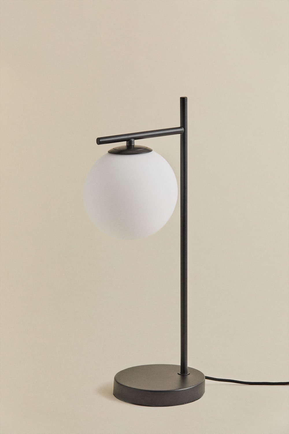 Lampada da Tavolo in Metallo e Vetro Design Alligier, immagine della galleria 2