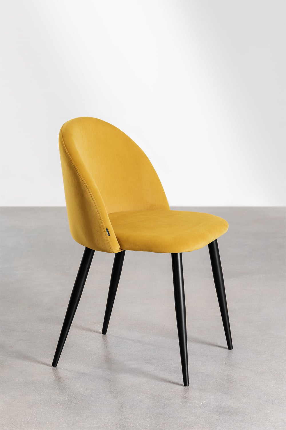 Set di 4 sedie da pranzo in velluto Kana, immagine della galleria 4