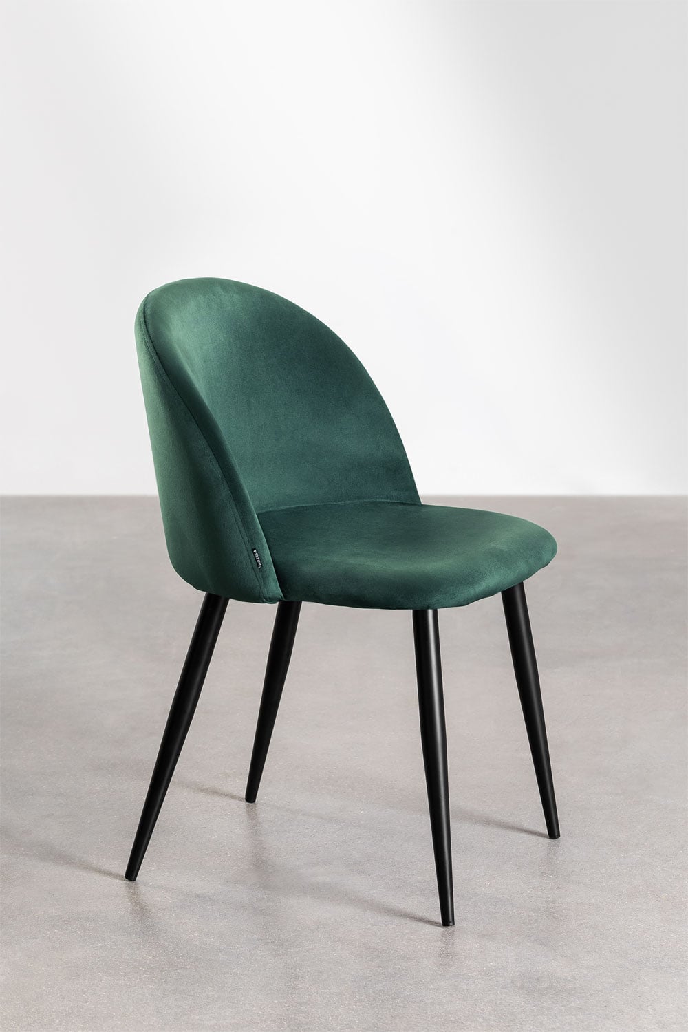 Set di 4 sedie da pranzo in velluto Kana, immagine della galleria 4