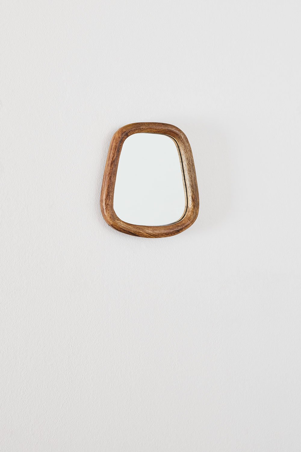 Specchio da parete rettangolare in legno di mango (19x22 cm) Gabael Design, immagine della galleria 2