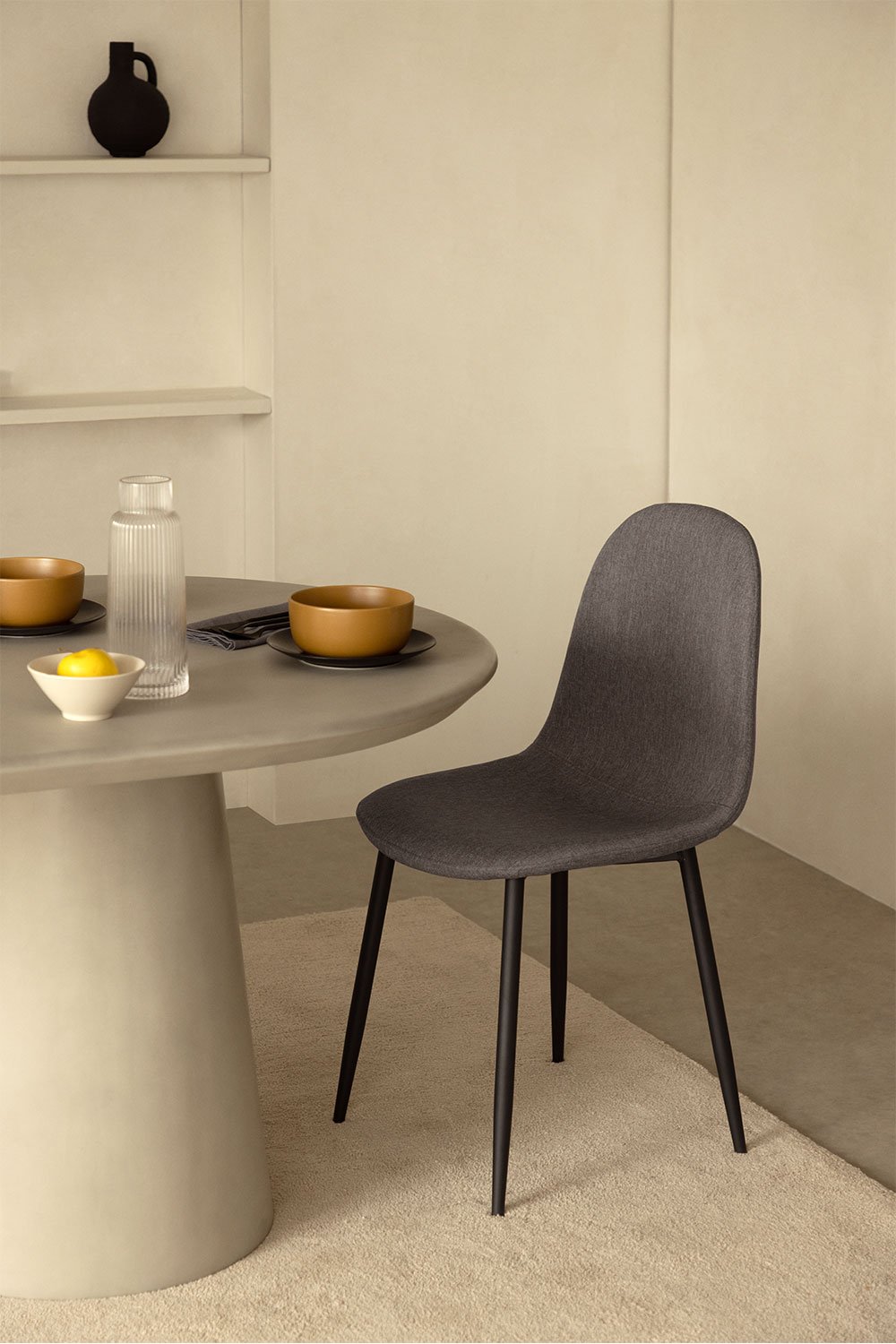 Confezione 2 sedie da pranzo Glamm, immagine della galleria 1