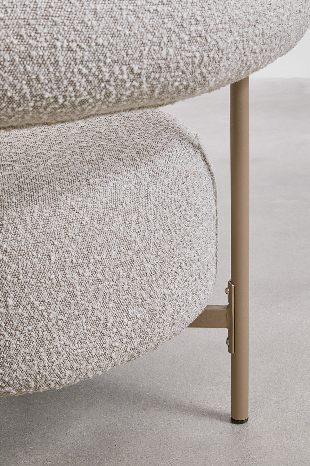 Set di 2 poltrone in tessuto bouclé Arieta, immagine della galleria 7