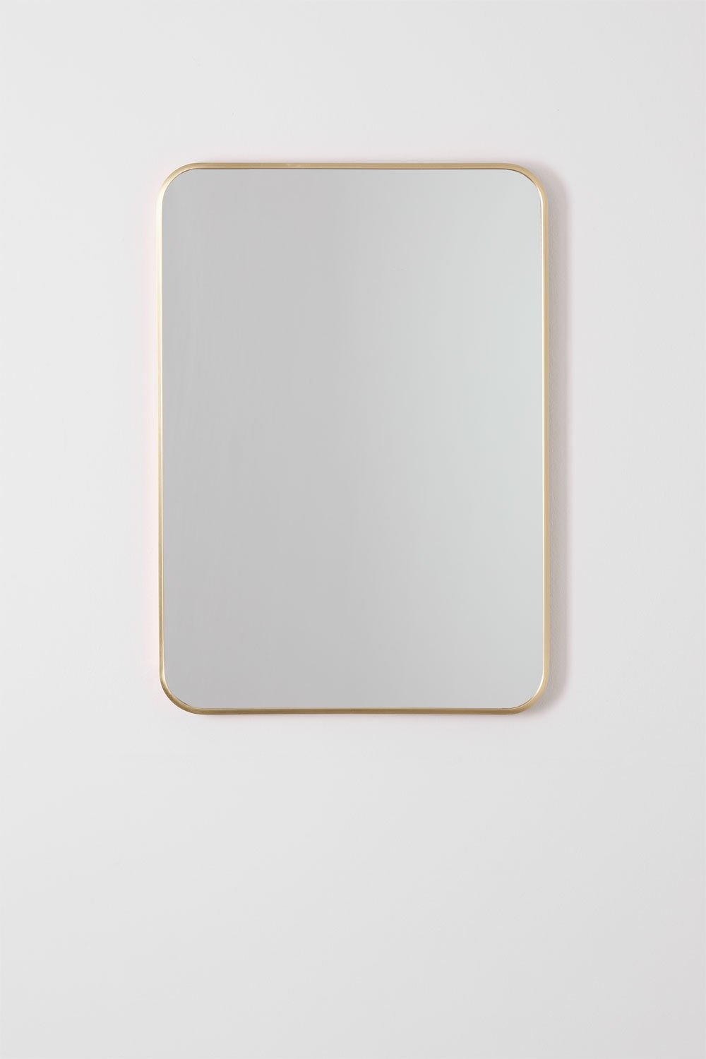 Specchio da parete rettangolare in alluminio (50x70 cm) Tuluise, immagine della galleria 1
