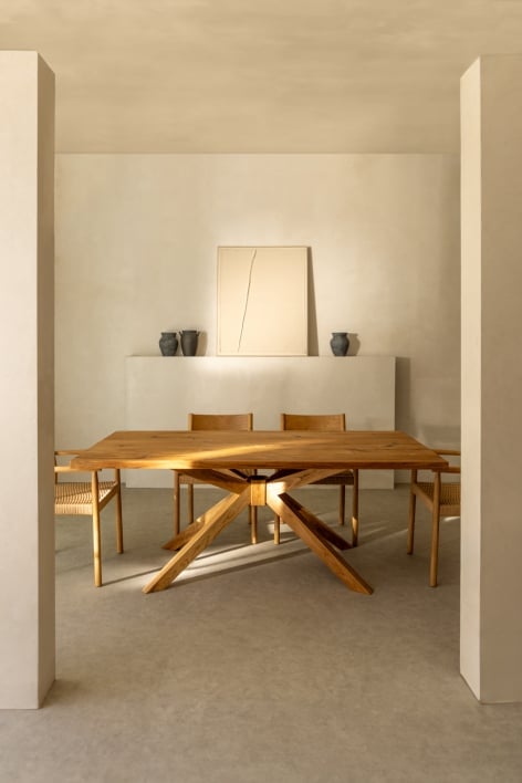 Tavolo Rettangolo in Legno (190x100 cm) Jal