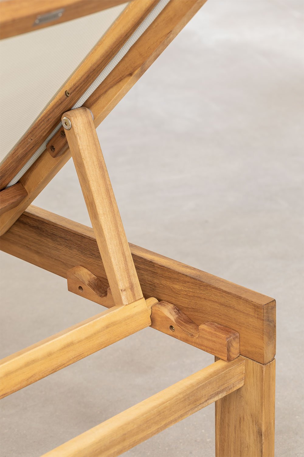 Sdraio reclinabile in legno Valerys, immagine della galleria 6