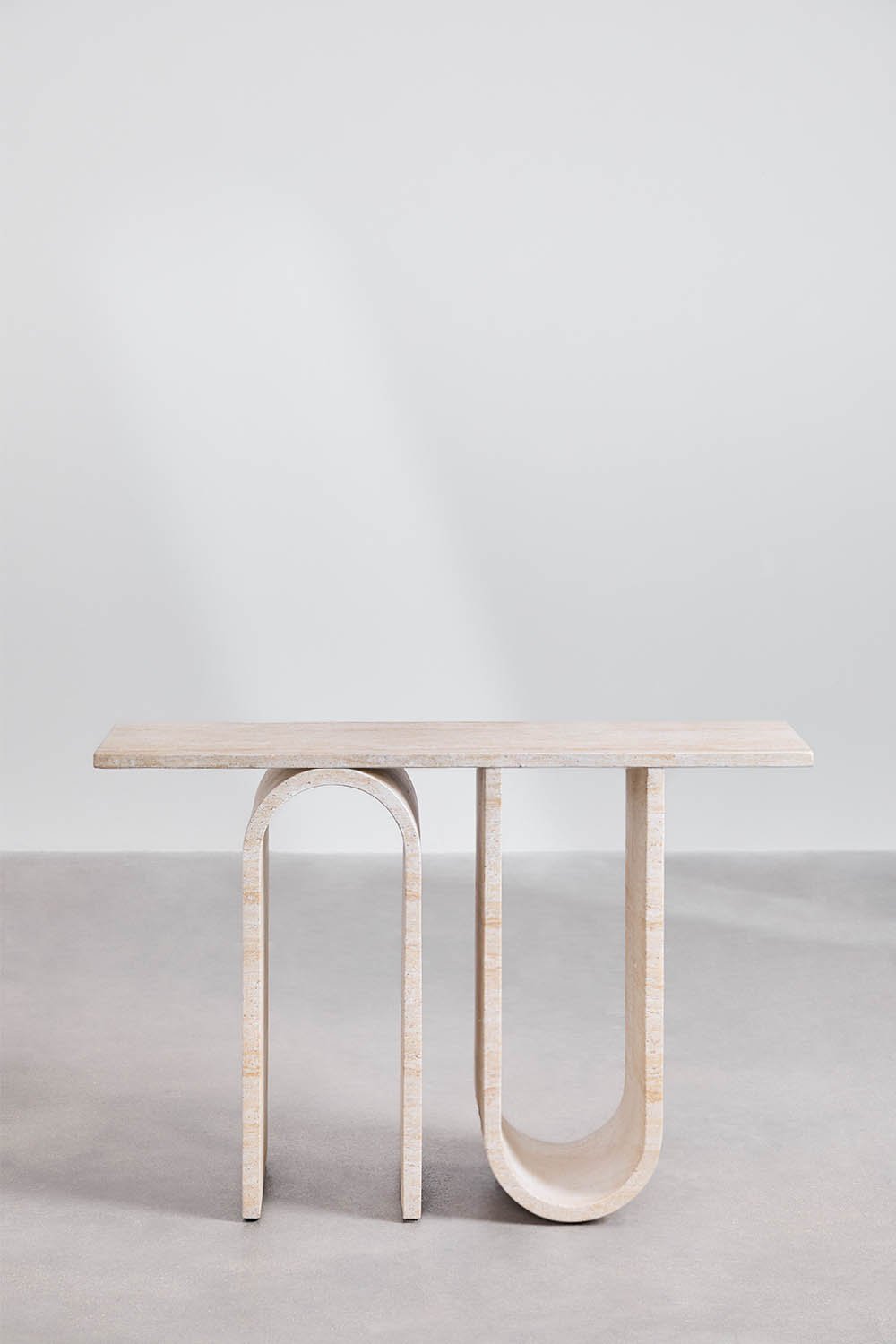 Consolle ingresso effetto cemento travertino Ceravi, immagine della galleria 5