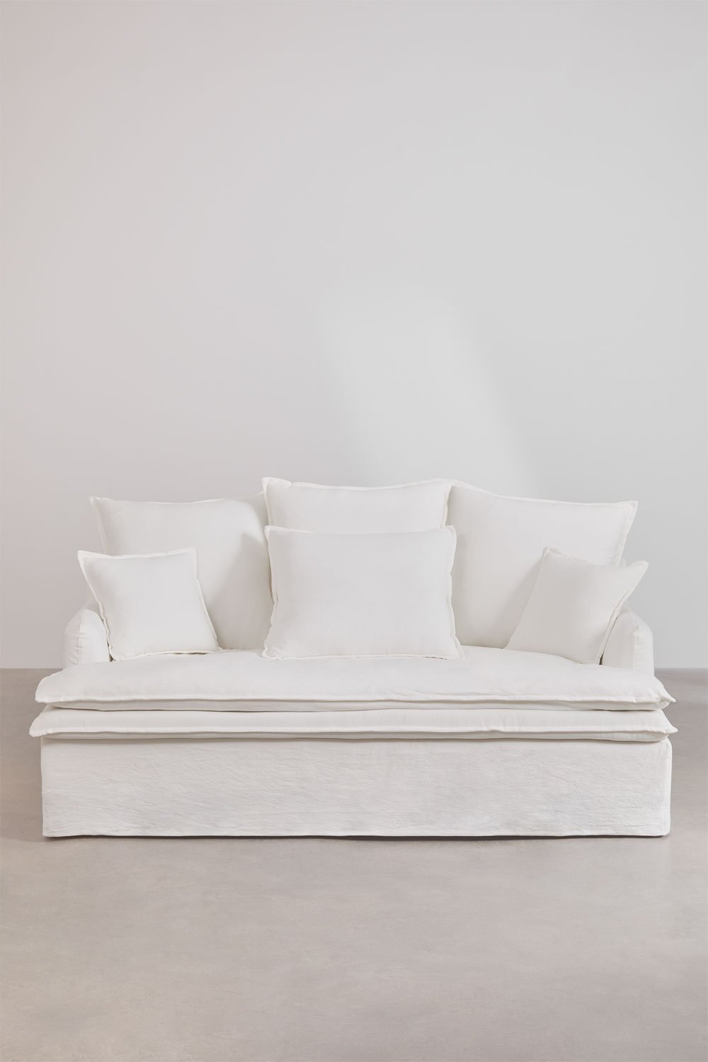 Divano in lino e cotone Lounge Grace, immagine della galleria 5