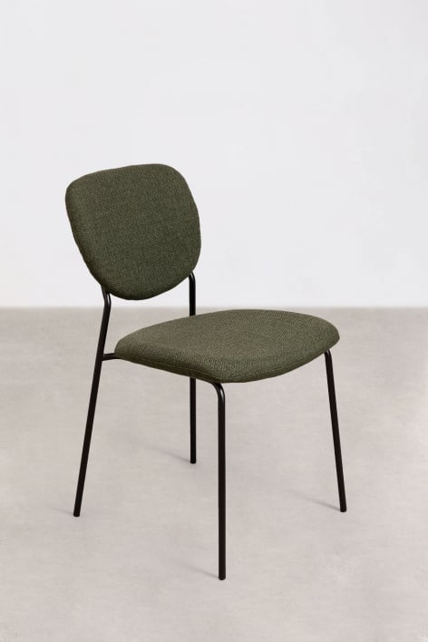 Confezione da 2 sedie da pranzo impilabili Taris - Verde Militare