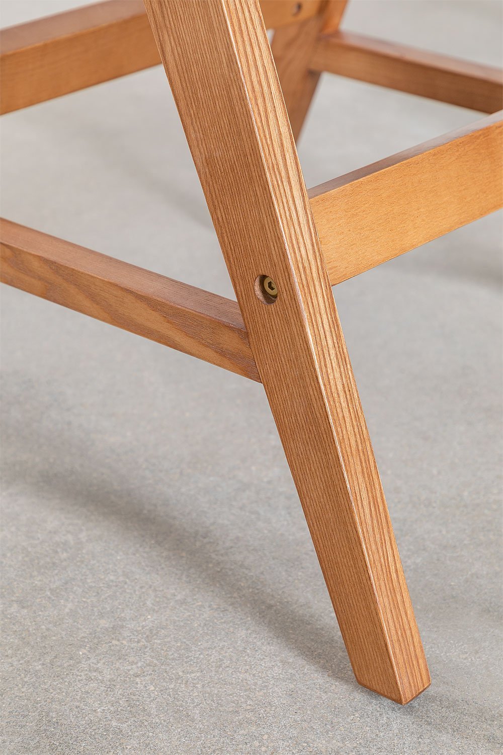 Confezione da 4 sedie da pranzo in legno di frassino e rattan Lali, immagine della galleria 8