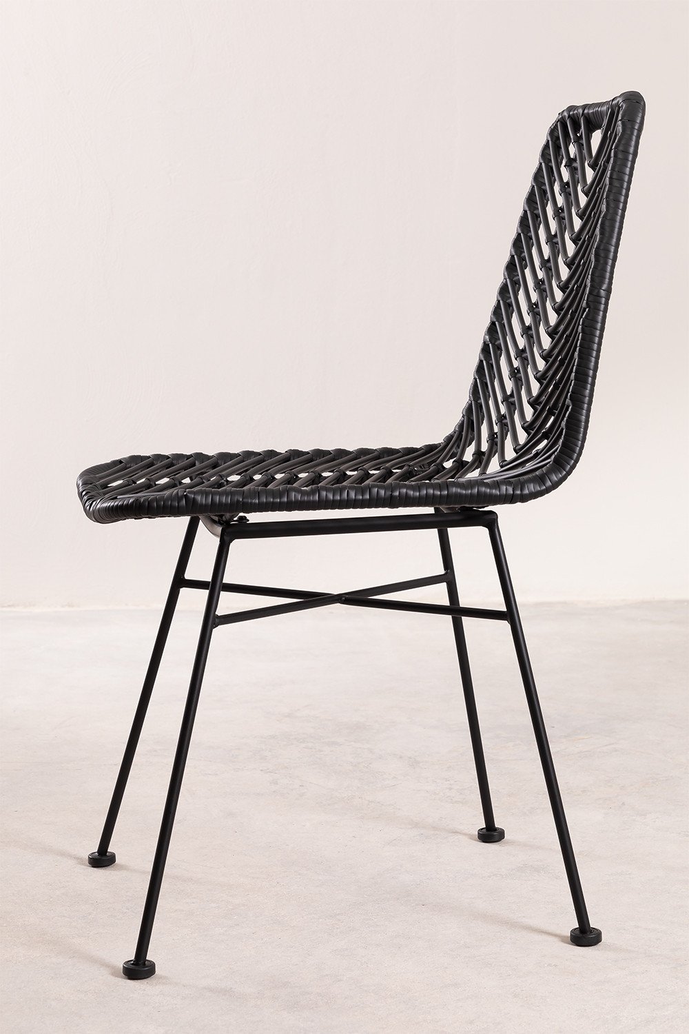 Set di 2 sedie da pranzo in rattan sintetico Gouda Colors, immagine della galleria 3