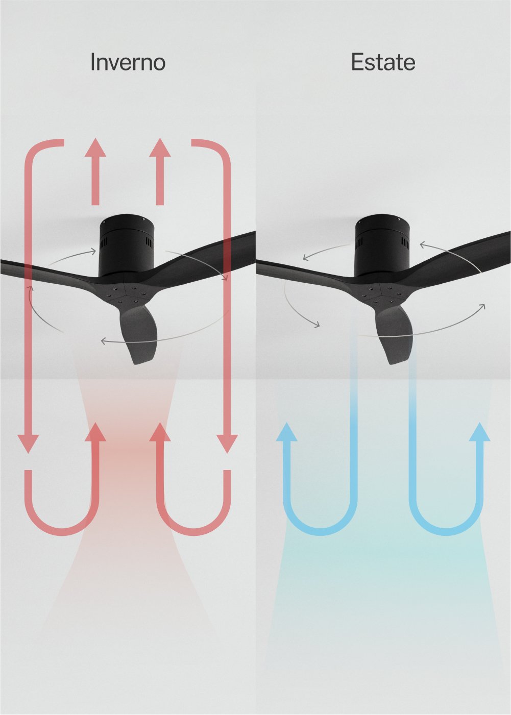 CREATE - WIND CALM - Ventilador de techo 40W silencioso Ø132 cm 100% madera, immagine della galleria 3