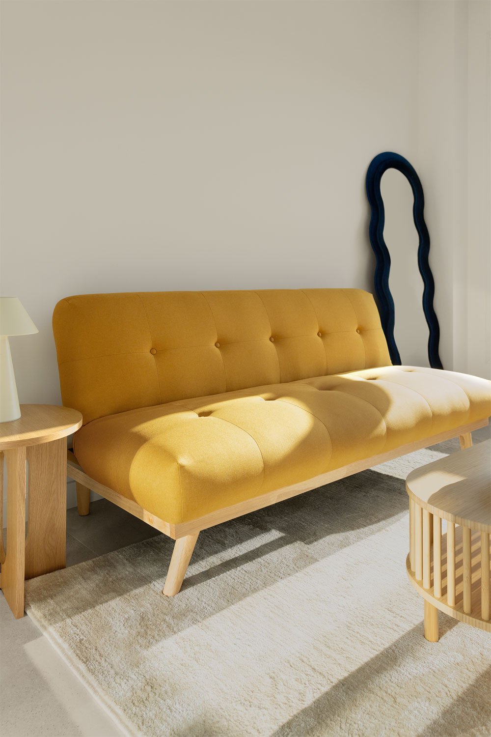 Divano reclinabile Juhli in lino a 2 posti  , immagine della galleria 1