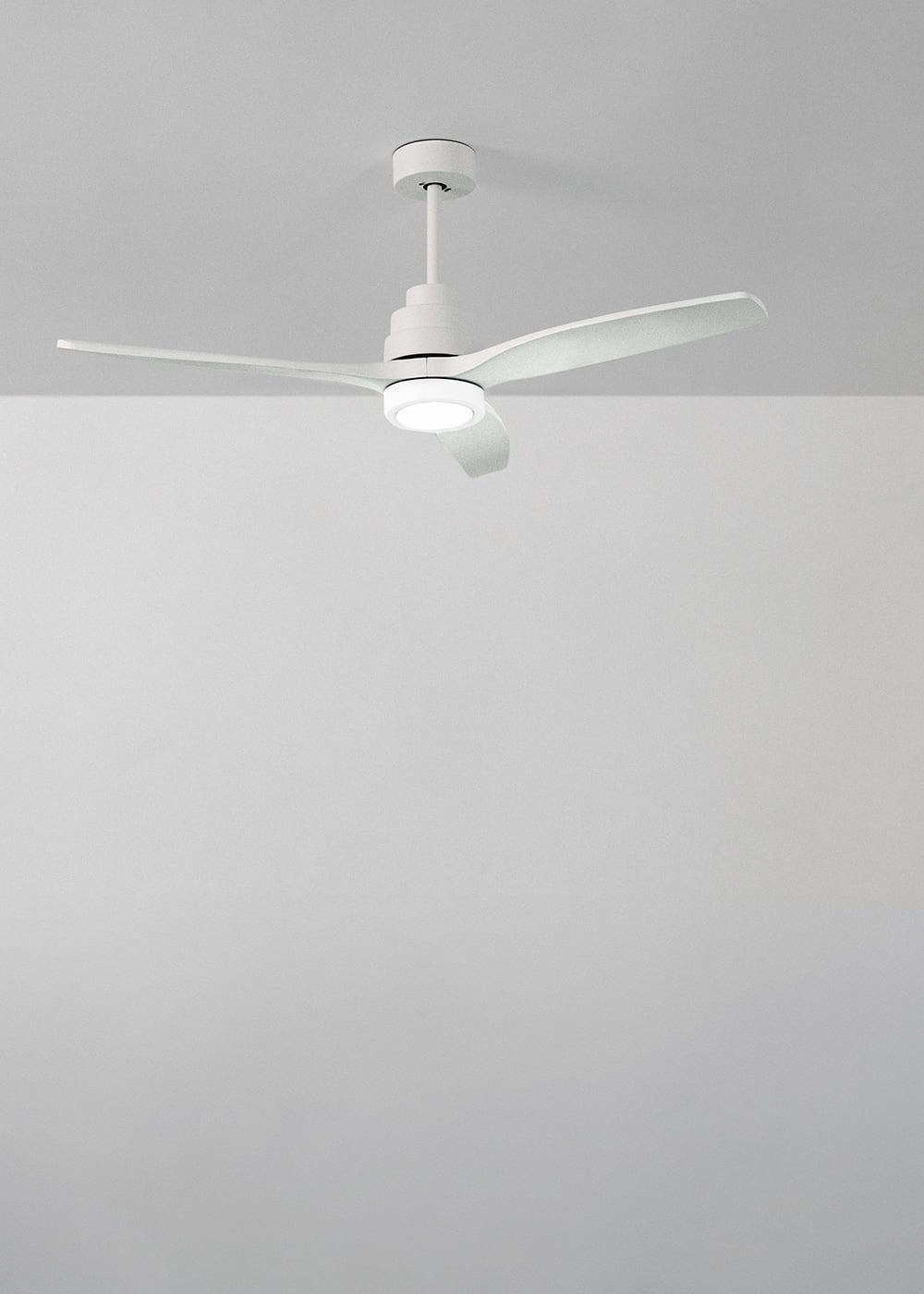 CREATE - WIND STYLANCE - Ventilatore da soffitto 40W silenzioso Ø132 cm 100% legno, immagine della galleria 2