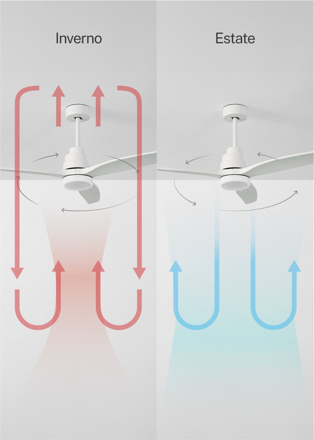 CREATE - WIND STYLANCE - Ventilatore da soffitto 40W silenzioso Ø132 cm 100% legno, immagine della galleria 3