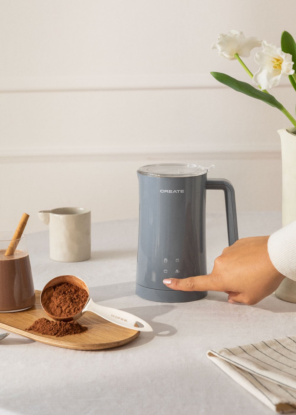 CREATE - MILK FROTHER STUDIO - Montalatte e scalda latte e cioccolata, immagine della galleria 3177198