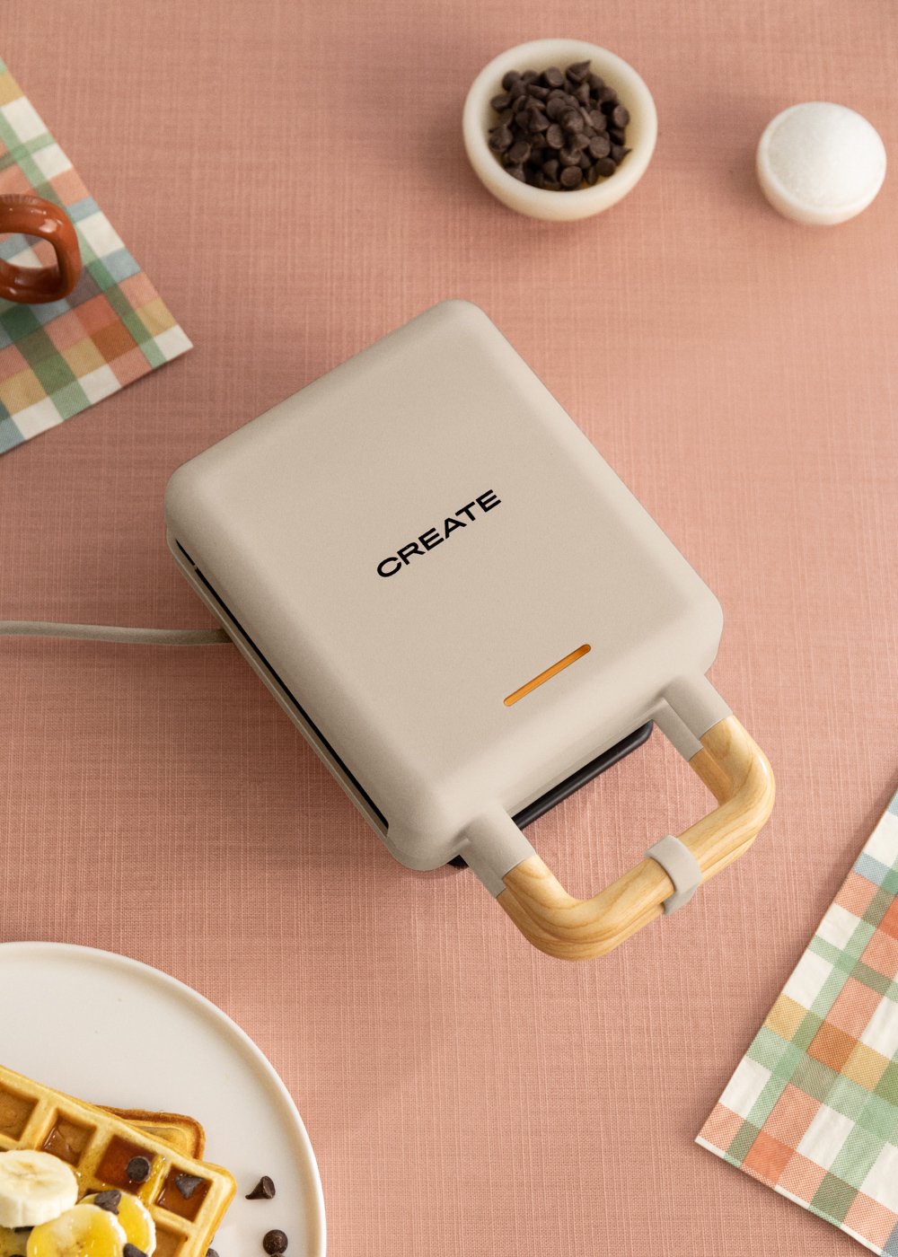 CREATE - STONE STUDIO - Tostiera per panini, grill e waffle con piastre intercambiabili, immagine della galleria 1