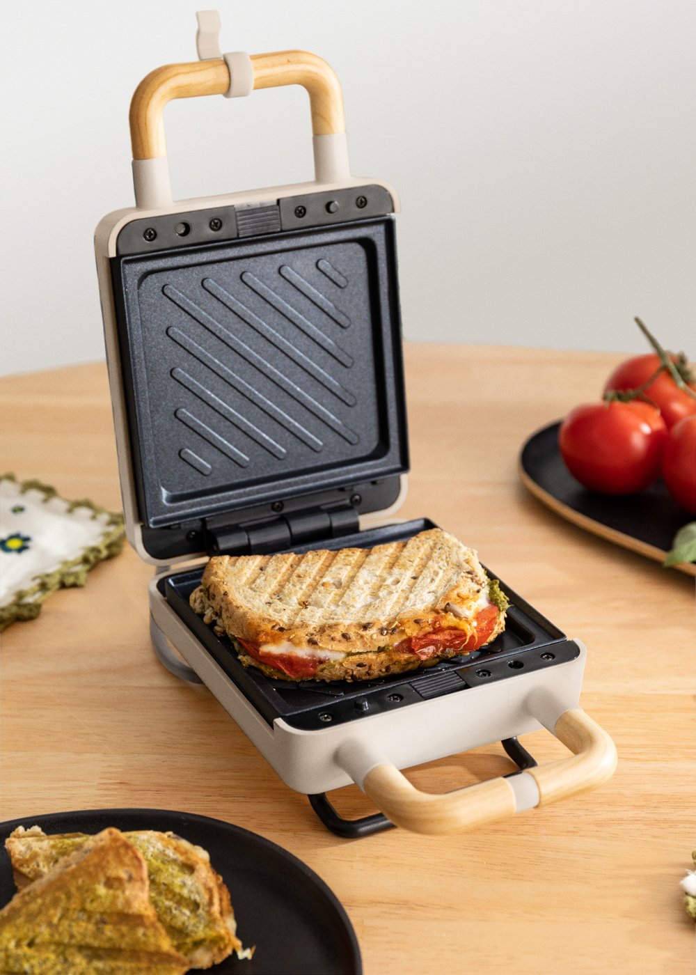 CREATE - STONE STUDIO - Tostiera per panini, grill e waffle con piastre intercambiabili, immagine della galleria 3