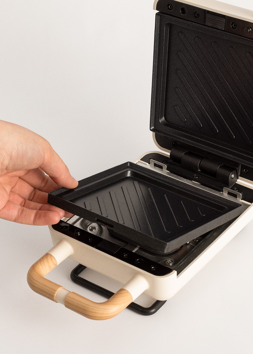 CREATE - STONE STUDIO - Tostiera per panini, grill e waffle con piastre intercambiabili, immagine della galleria 5