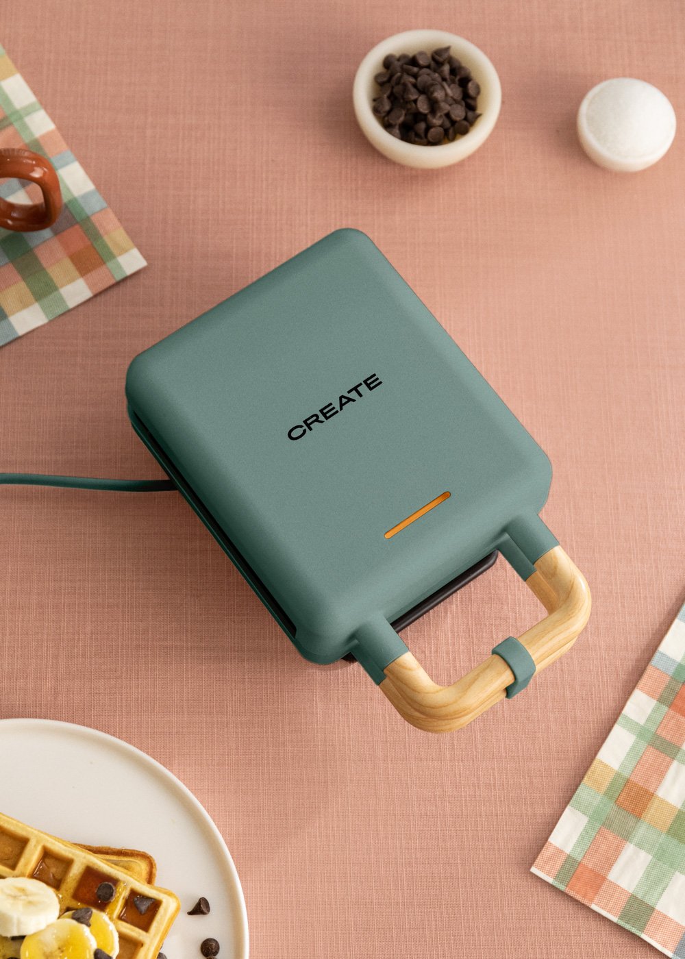 CREATE - STONE STUDIO - Tostiera per panini, grill e waffle con piastre intercambiabili, immagine della galleria 1