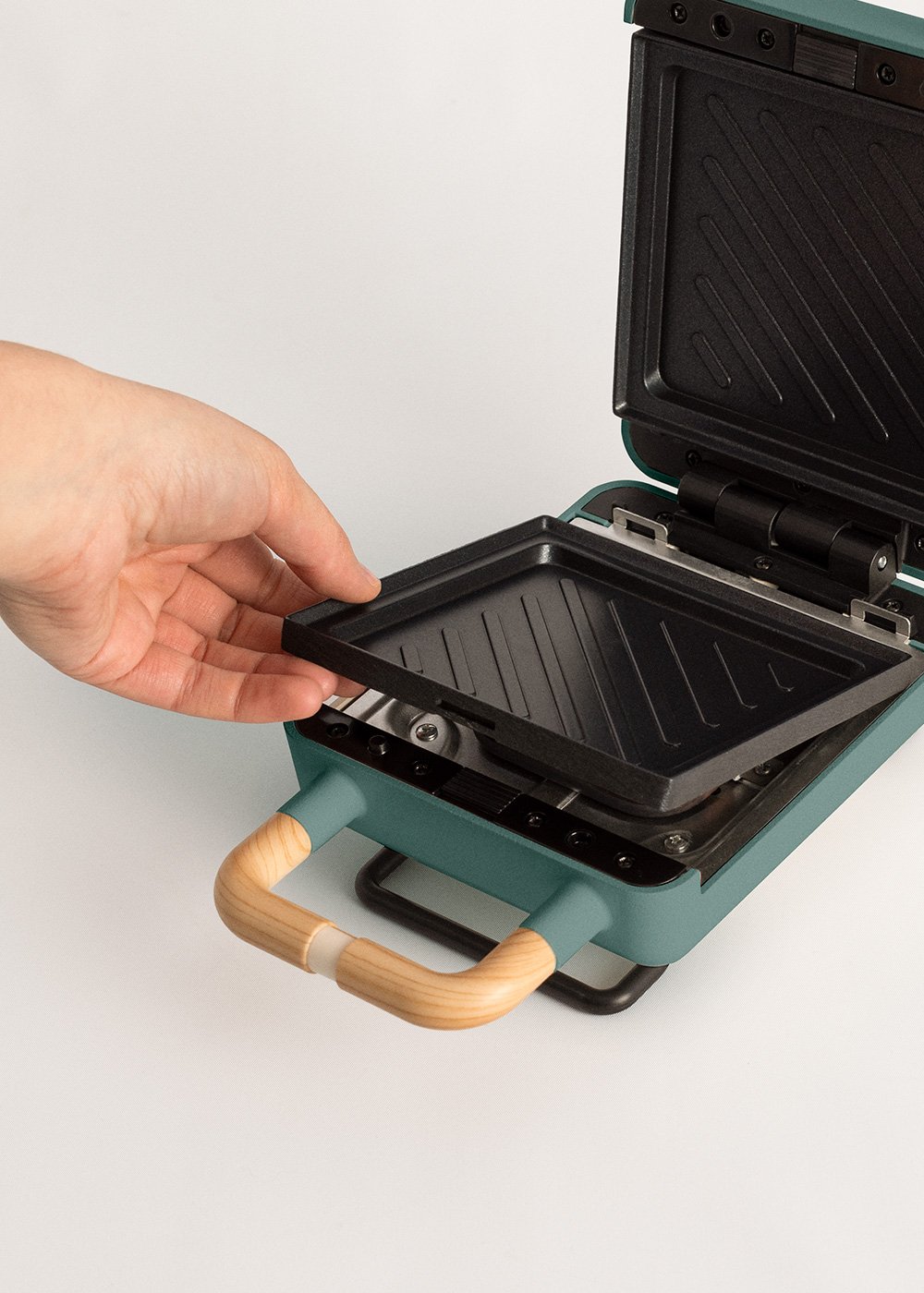 CREATE - STONE STUDIO - Tostiera per panini, grill e waffle con piastre intercambiabili, immagine della galleria 6