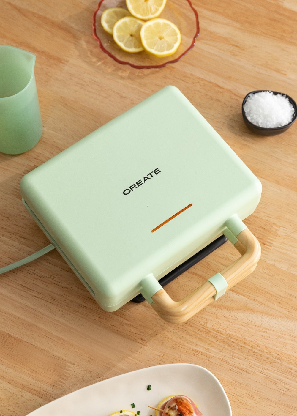 CREATE - STONE STUDIO - Tostiera per panini, grill e waffle con piastre intercambiabili, immagine della galleria 1
