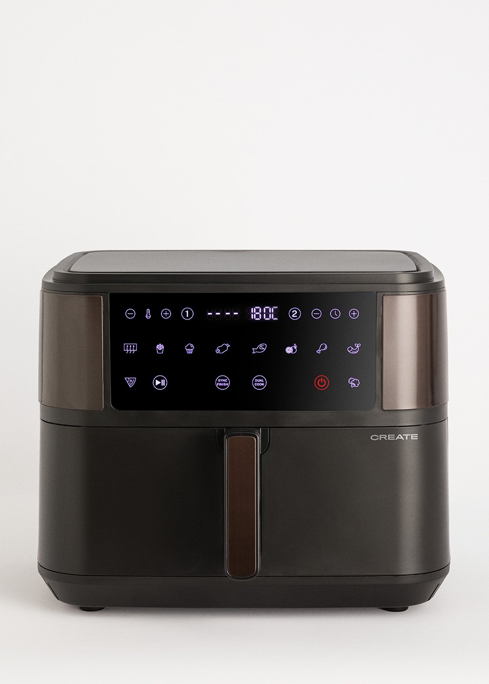 CREATE - AIR FRYER DUAL - Friggitrice senza olio da 10 L con separatore, immagine della galleria 5