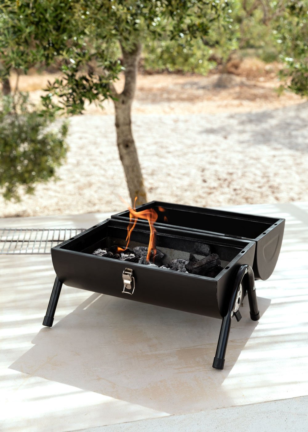CREATE - BBQ SMOKEY COMPACT - Barbecue affumicatore a carbone portatile, immagine della galleria 5