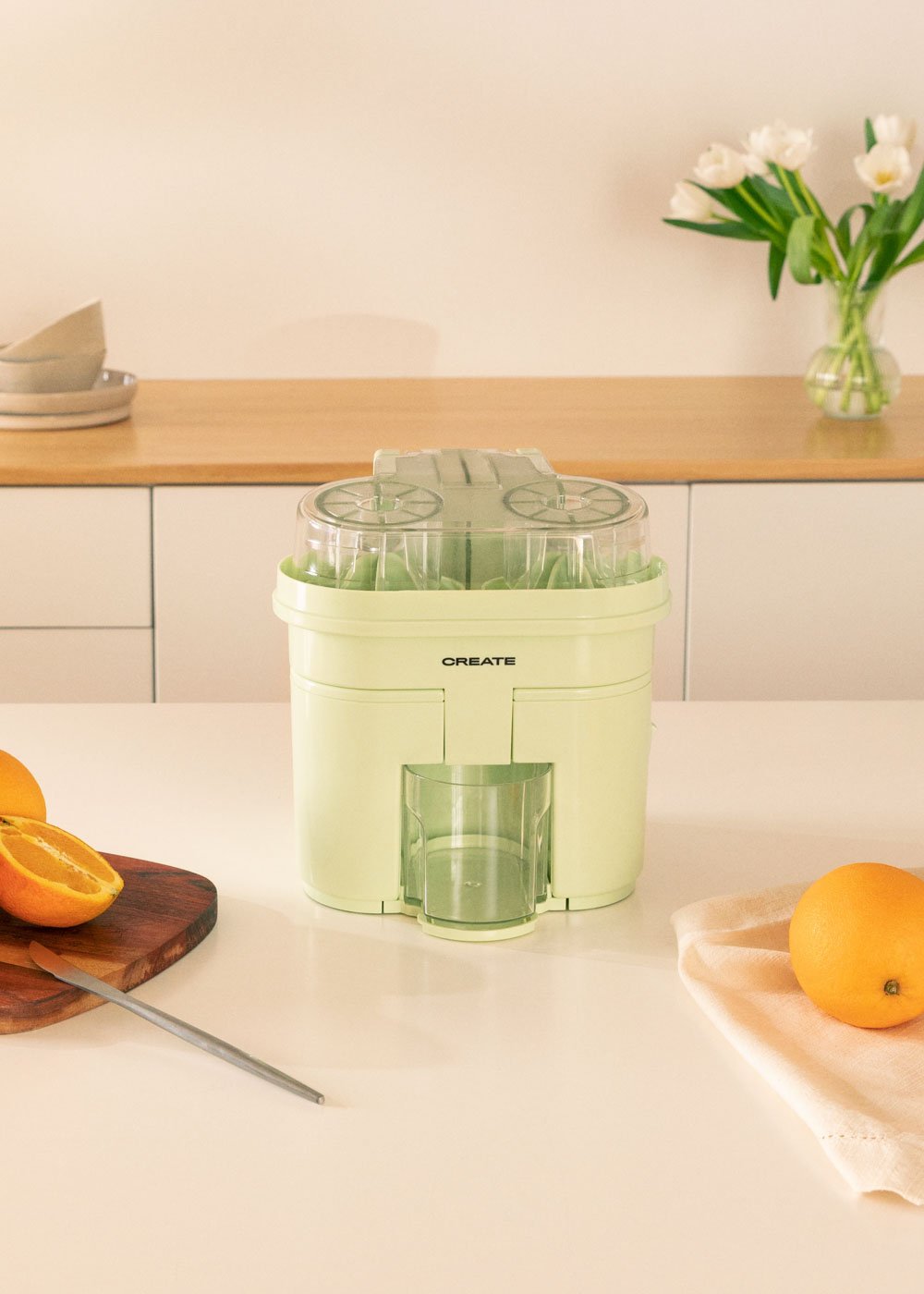 CREATE - JUICER DUAL - Spremiagrumi elettrico a doppio cono 90W, immagine della galleria 1