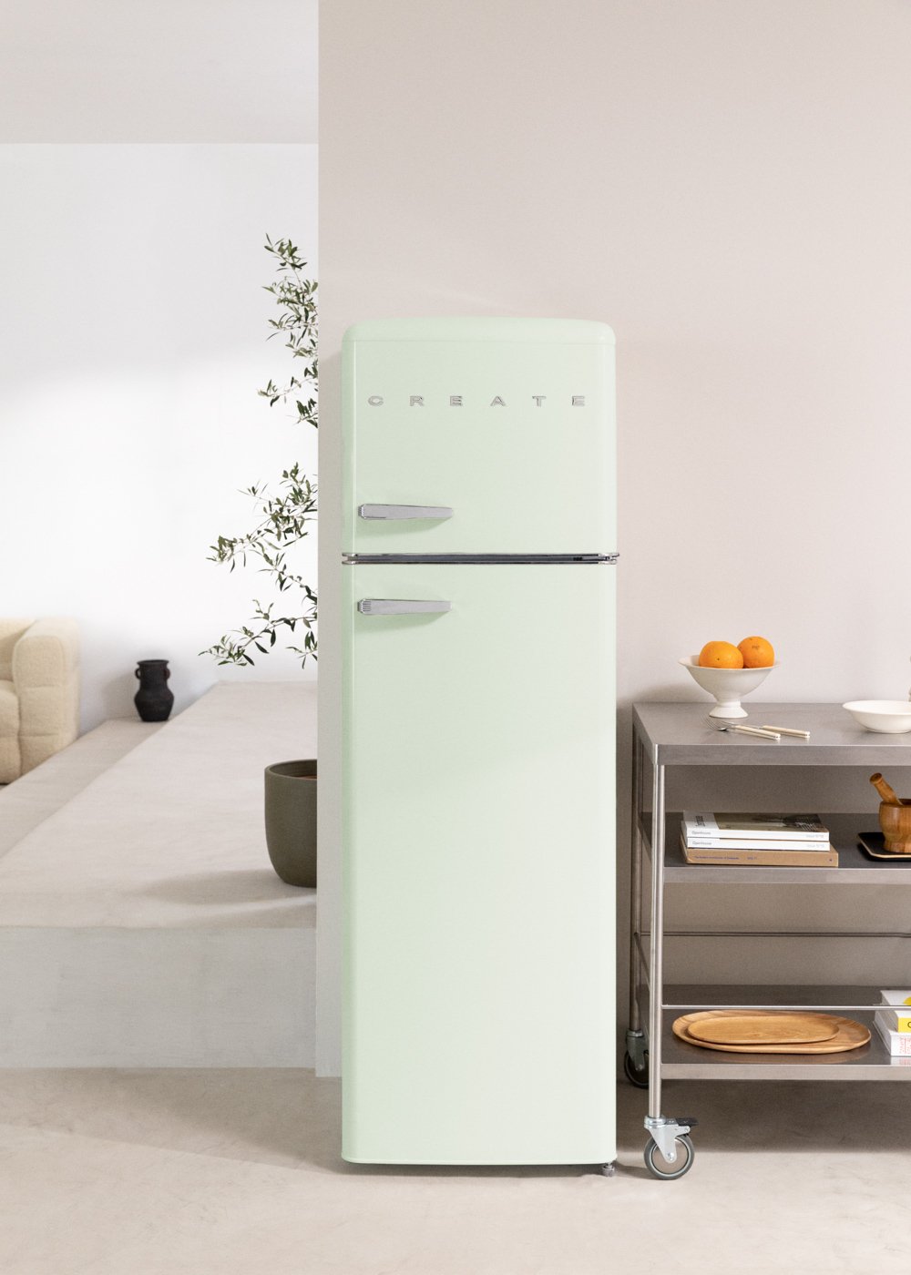 CREATE - FRIDGE STYLANCE TOP 246L - Frigorifero combinato in stile retrò , immagine della galleria 1