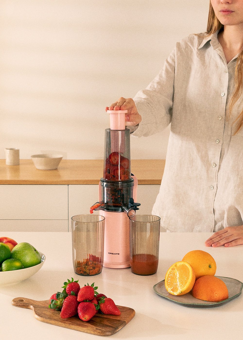 CREATE - JUICER SLOW MINI - Estrattore a estrazione lenta 150W, immagine della galleria 2