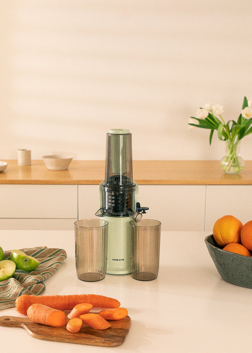 CREATE - JUICER SLOW MINI - Estrattore a estrazione lenta 150W, immagine della galleria 1