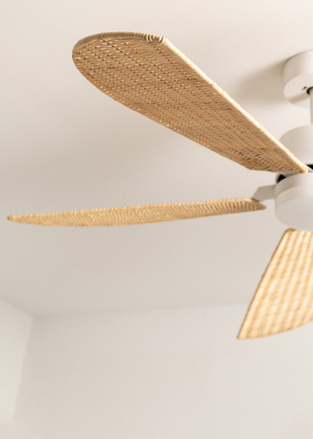 CREATE - WIND RATTAN - Ventilatore da Soffitto 40W Silenzioso Ø132cm , immagine della galleria 7
