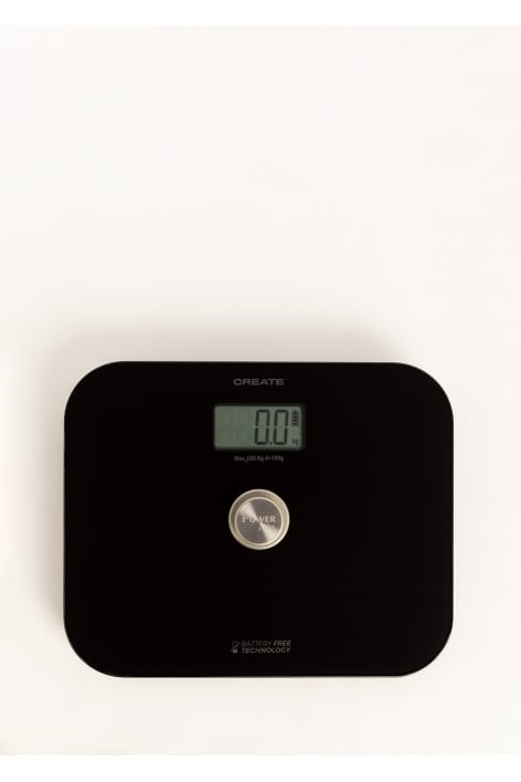 CREATE - BALANCE BODY ECO - Bilancia pesapersone digitale senza pile o batterie