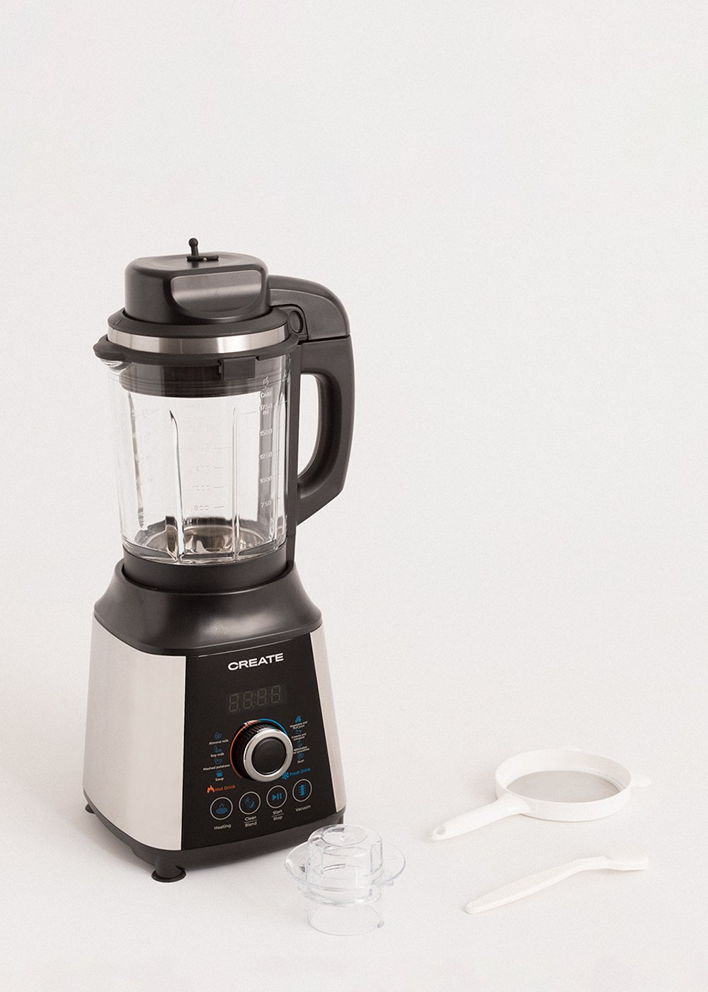 CREATE - CHEF VACUUM - Frullatore a caraffa e riscaldante con funzione sottovuoto, immagine della galleria 2