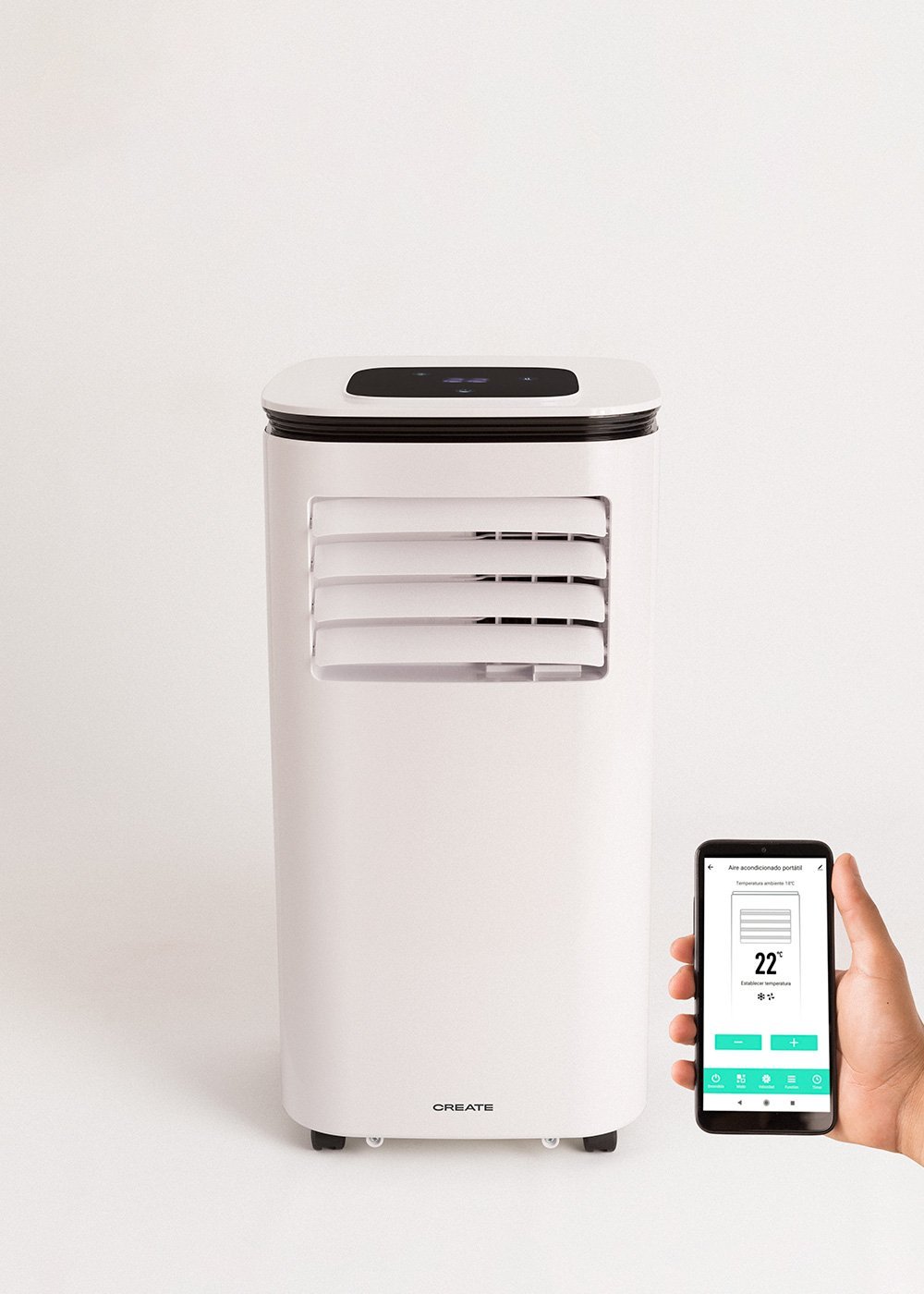 CREATE - SILKAIR CONNECT - Condizionatore portatile 3 in 1 WiFi 9000 BTU, immagine della galleria 4