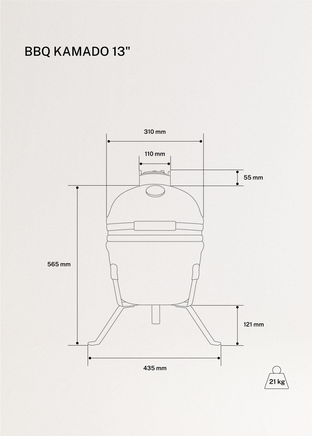 CREATE - BBQ KAMADO - Barbecue affumicatore in ceramica, immagine della galleria 9