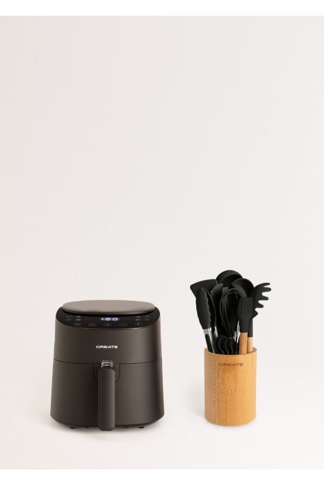CREATE - Pack AIR FRYER PRO COMPACT 3.5 L + Set di utensili da cucina
