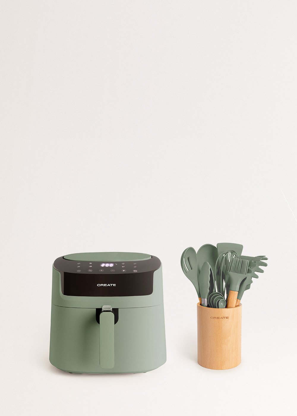 CREATE - Pack AIR FRYER PRO LARGE 6.2 L + Set di utensili da cucina, immagine della galleria 1