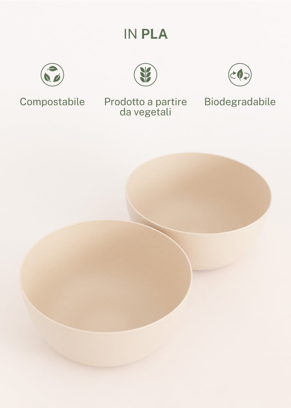 CREATE - KITCHENWARE OUTDOOR ECO - Set di 2 ciotole piccole da esterno, immagine della galleria 4