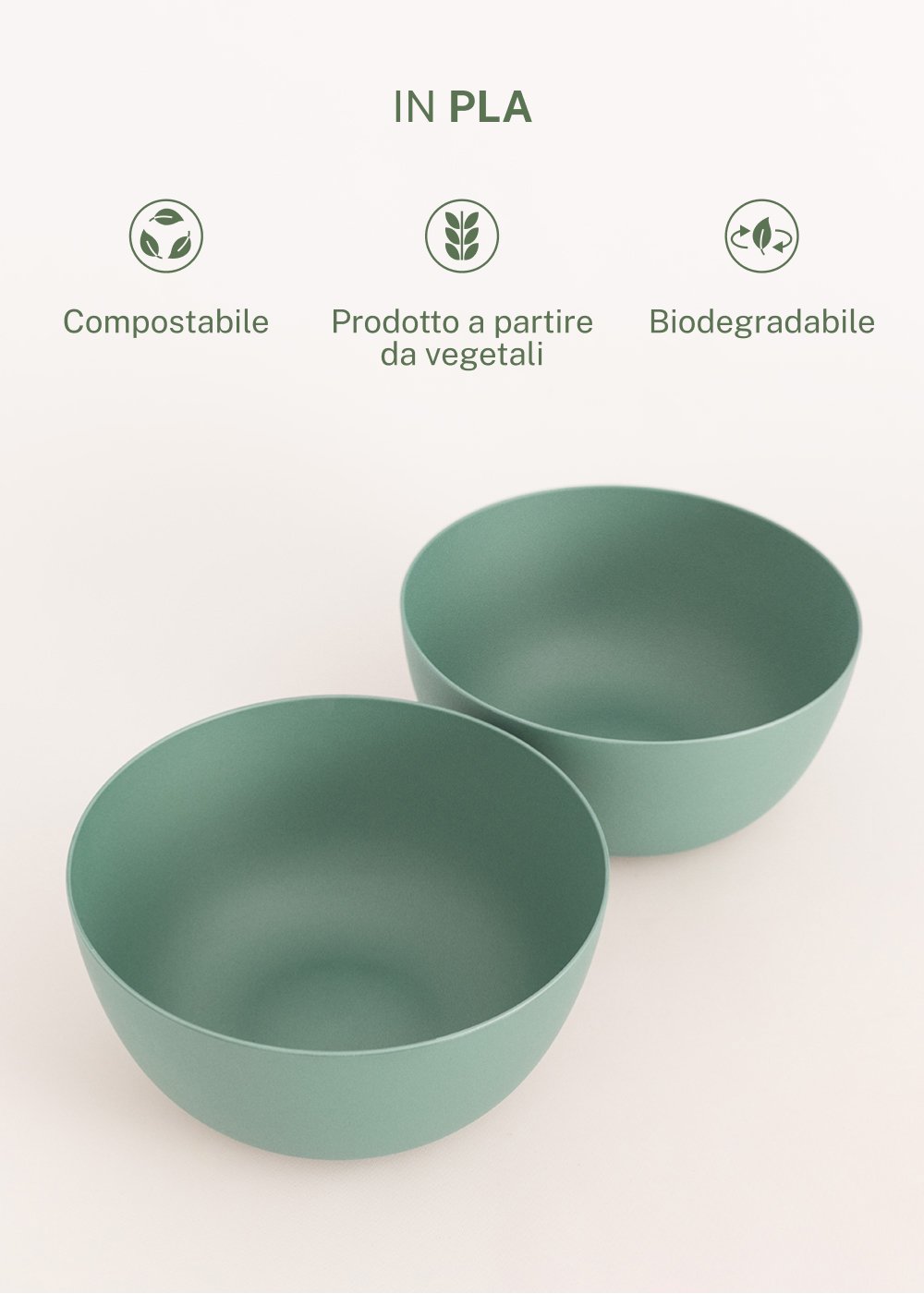 CREATE - KITCHENWARE OUTDOOR ECO - Set di 2 ciotole piccole da esterno, immagine della galleria 4