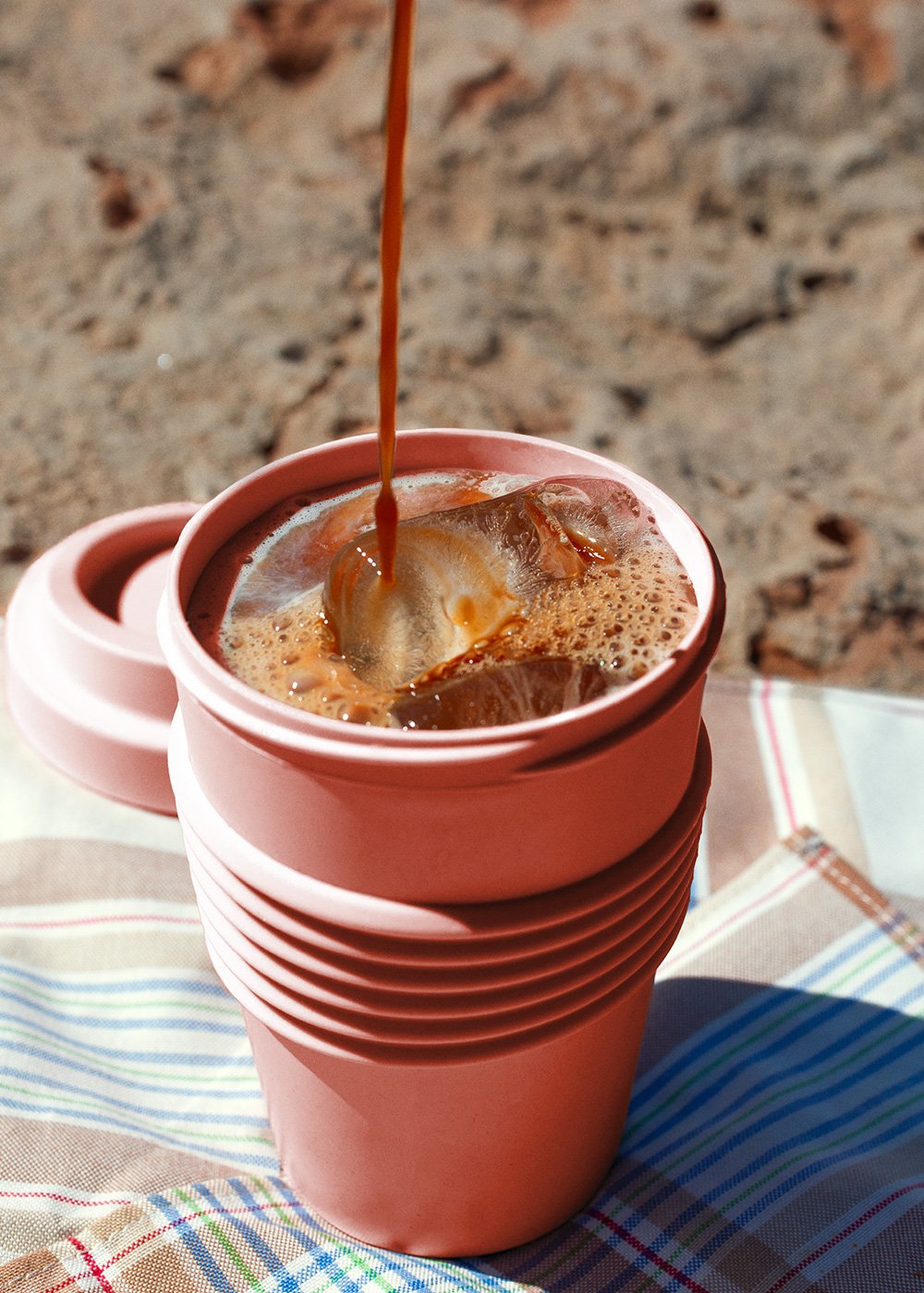 CREATE - KITCHENWARE OUTDOOR ECO - Bicchiere con coperchio per caffè in materiale riciclato, immagine della galleria 6