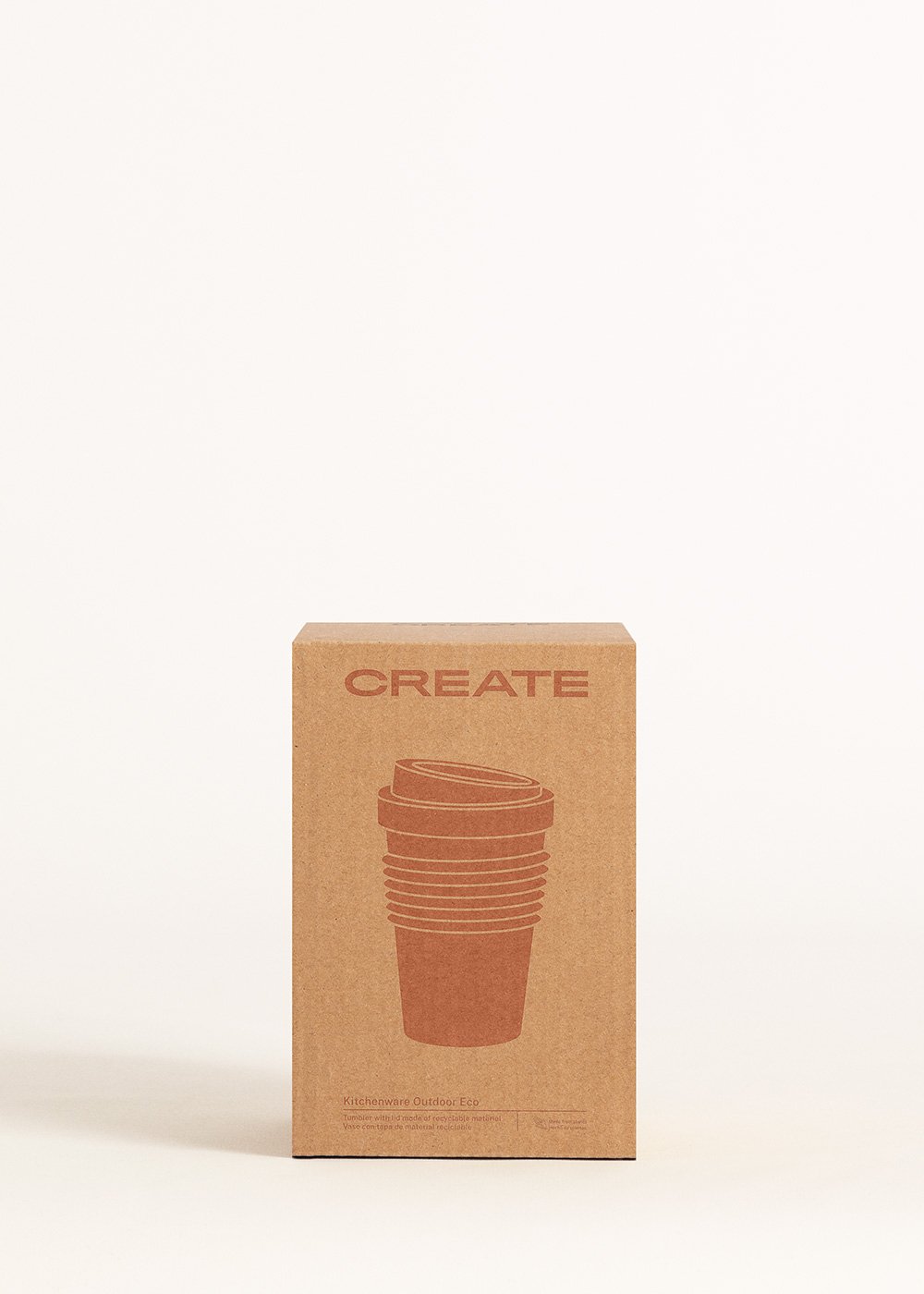 CREATE - KITCHENWARE OUTDOOR ECO - Bicchiere con coperchio per caffè in materiale riciclato, immagine della galleria 7