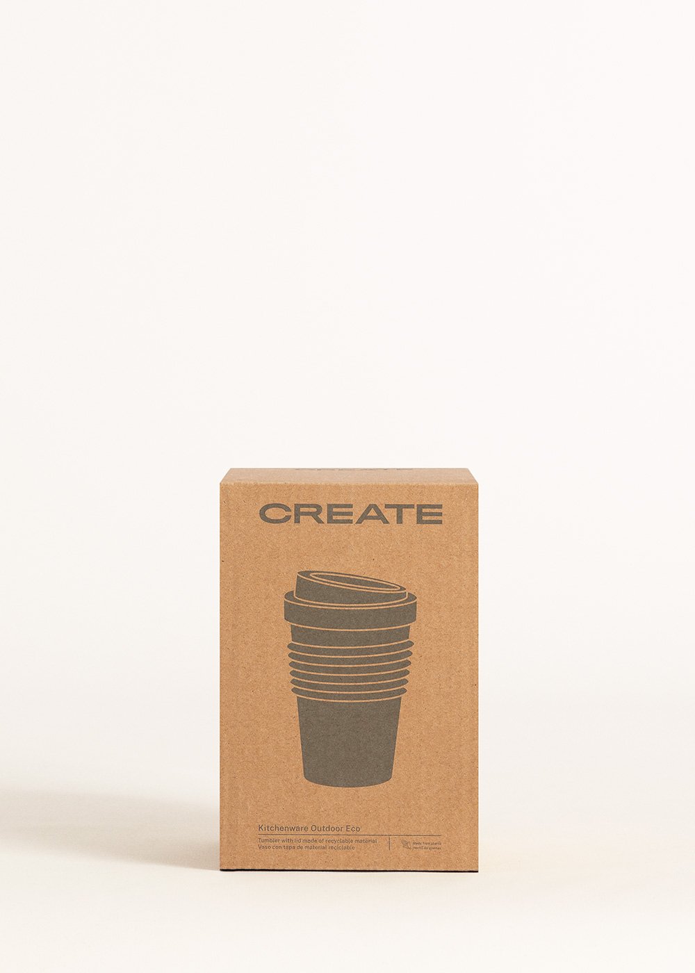 CREATE - KITCHENWARE OUTDOOR ECO - Bicchiere con coperchio per caffè in materiale riciclato, immagine della galleria 7