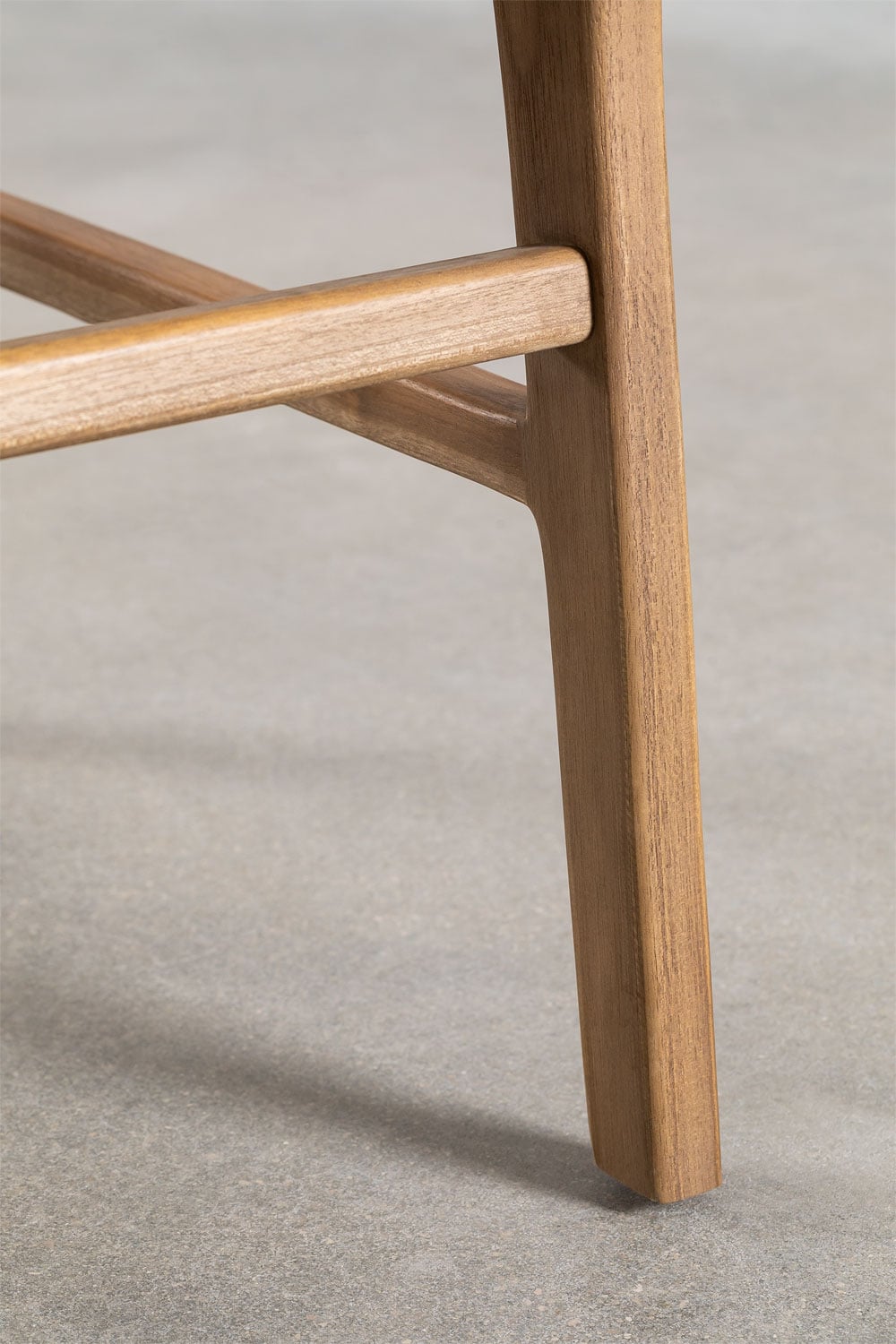Set Di 2 Sedie Pieghevoli In Legno Di Teak Per Giardino – 47x57x89 Cm – Naturali, Non Trattate, Adatte A Interni/Esterni