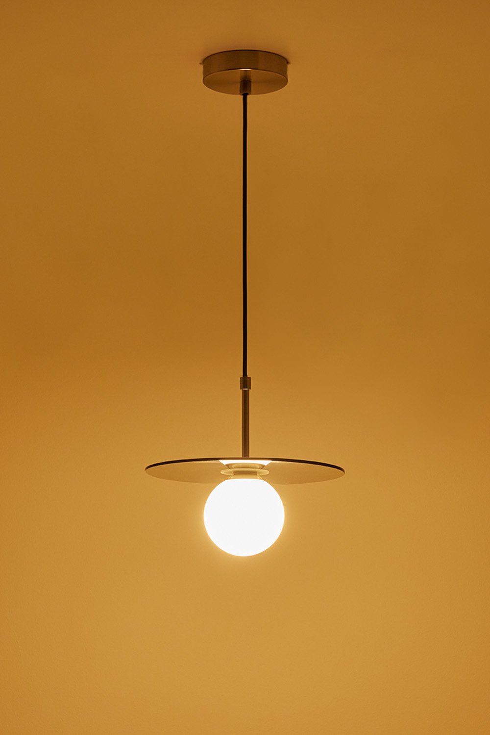 Lampada da soffitto per bagno con sfera di vetro Jorien      , immagine della galleria 2