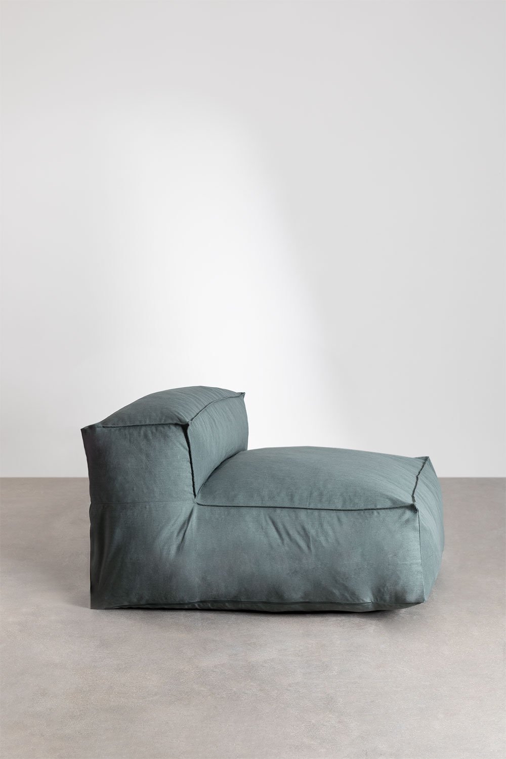 Divano modulare da giardino a 2 pezzi con pouf Dojans, immagine della galleria 4