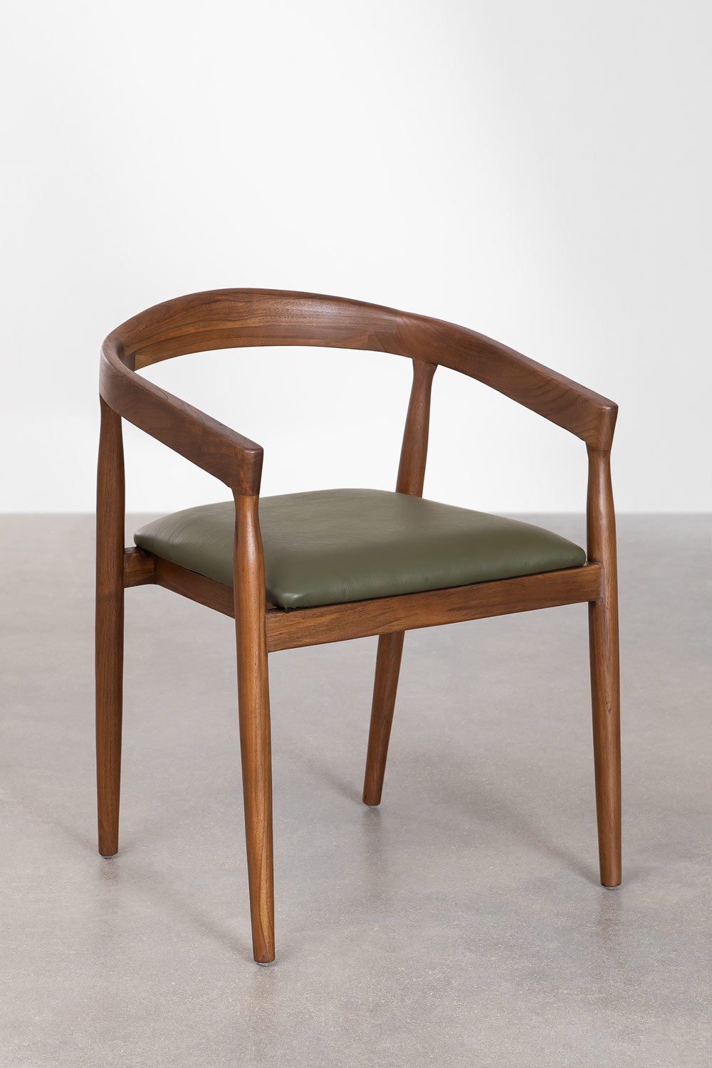 Confezione da 2 sedie da pranzo in pelle Visby, immagine della galleria 2